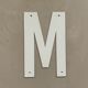 Lettre d’enseigne ancienne M / 27cm