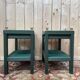 Paire de tables de chevets ou bouts de canapé 1970