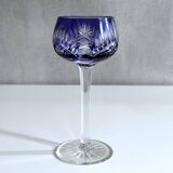 Collection of Lead Crystal Glasses, Colored Wine Glasses