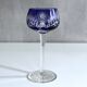 Collection de verres en cristal de plomb, verres à vin colorés