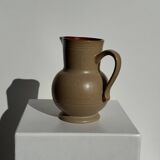 Vintage stoneware round carafe