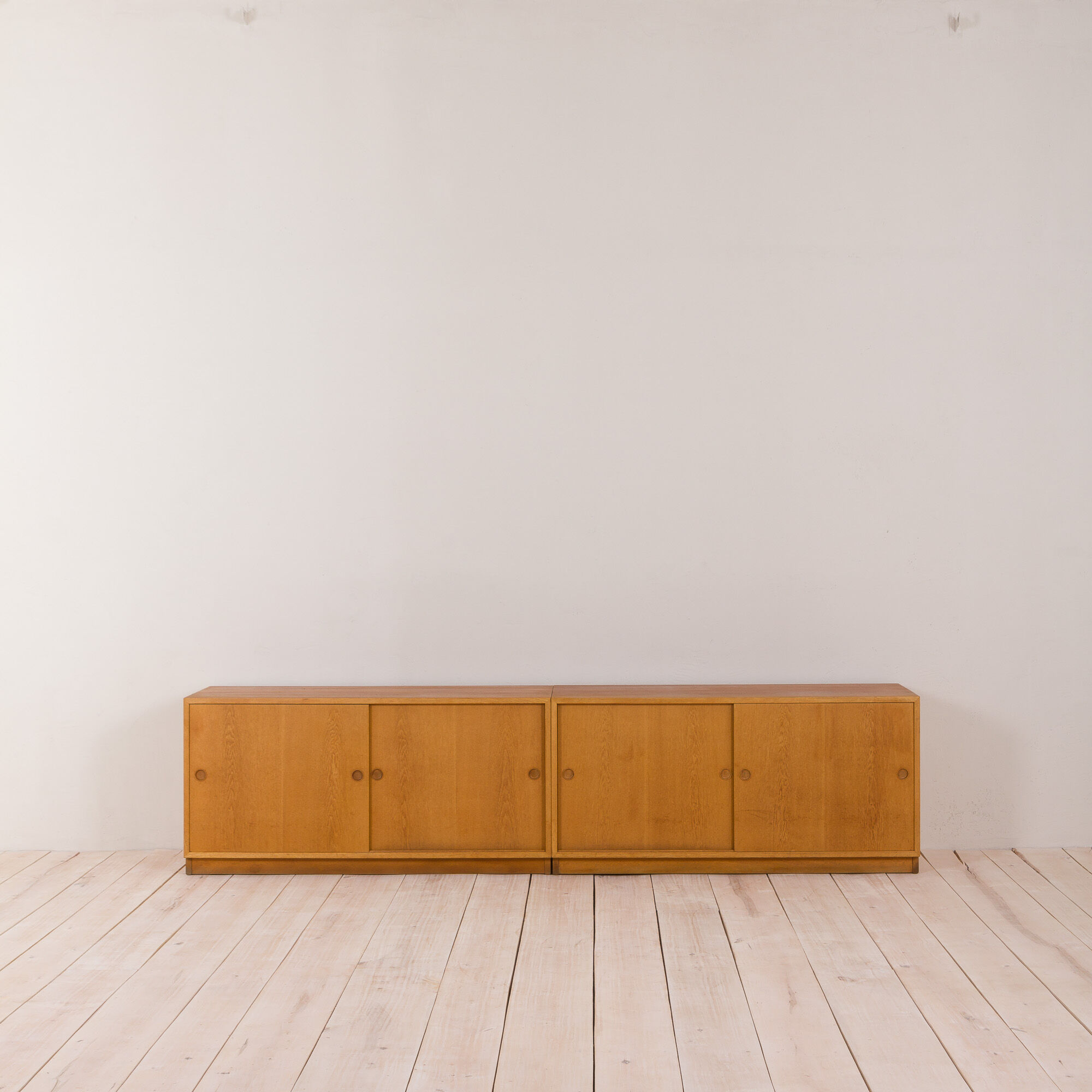 Modular oak shelving unit by Borge Mogensen for Karl Andersson & Soner