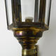 Old carriage lantern, cab, copper with 6 faces. Interior lamp. Year 60 70