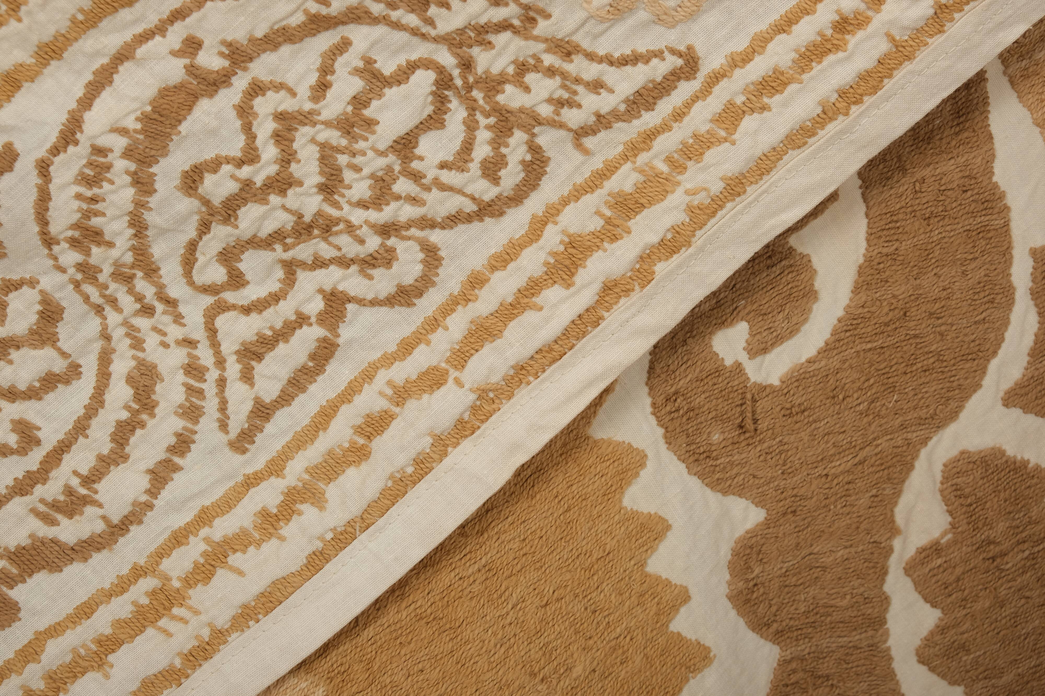 Hand-knotted rug Turkish vintage 127x136 cm