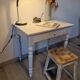 Bureau pieds tournés shabby chic