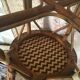 Chaise de bistrot  bambou et plastique