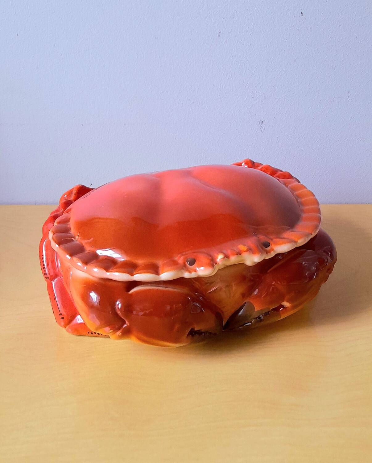Ceramic crab terrine, M.Caugnant, 1950