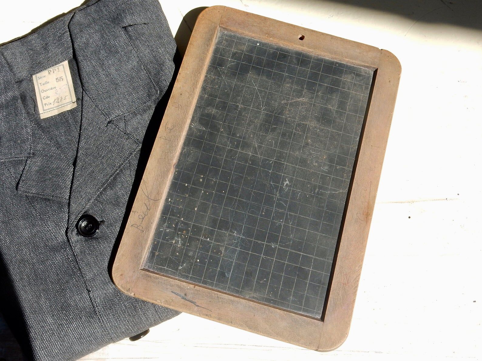 School slate small french chalk table Blackboard for children