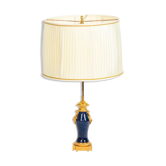 Porcelain and bronze lamp, circa 1880
