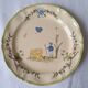 6 dinner plates with Moustiers de Longchamp decor. 1985