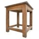 Square solid wood coffee table (63 x 59 x 59cm)