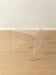 Table d'appoint minimaliste des années 1970, en verre acrylique