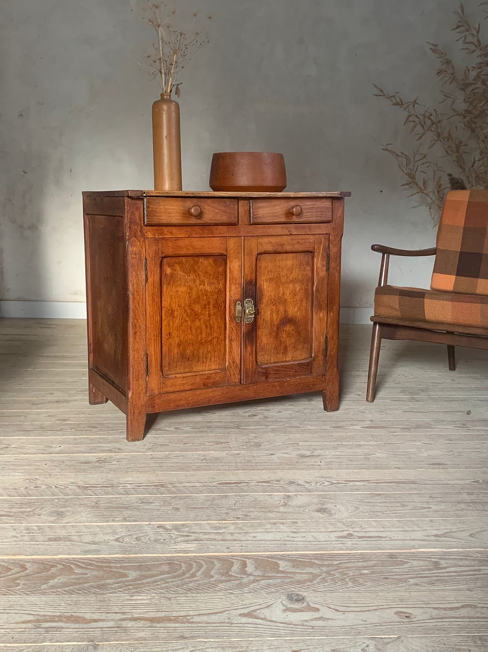 Vintage wooden Parisian sideboard