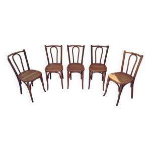 5 chaises bistrot luterma