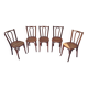 Set of 5 Luterma bistro chairs.