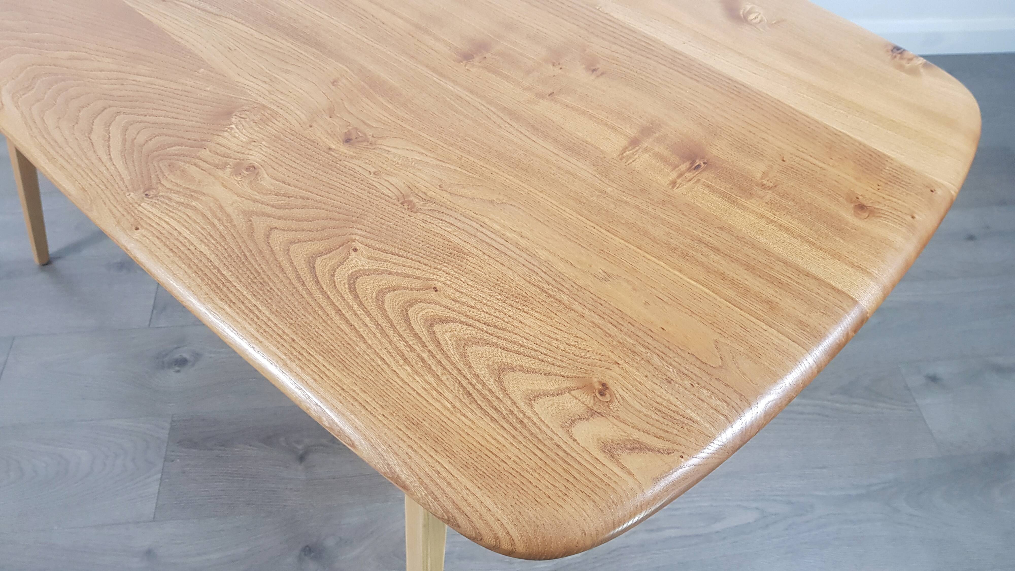 Mid Century Plank Dining Table by Lucian Ercolani for Ercol, 1960s