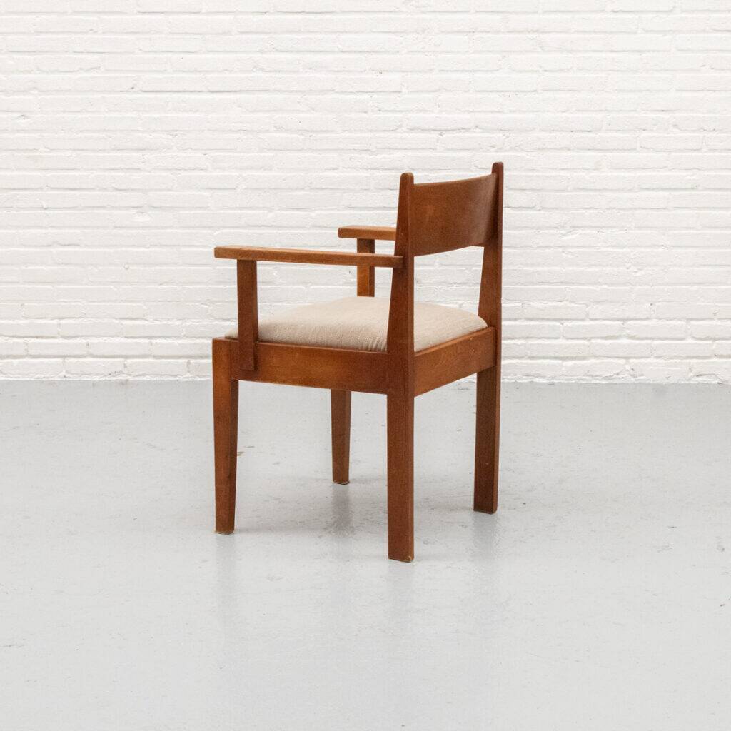 Chaise d'école Art déco néerlandaise de La Haye