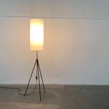 Mid-century minimalist tripod floor lamp, 1960s.