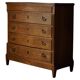 Antique Danish oak commode, made at the end of the 18th century, Louis XVI.