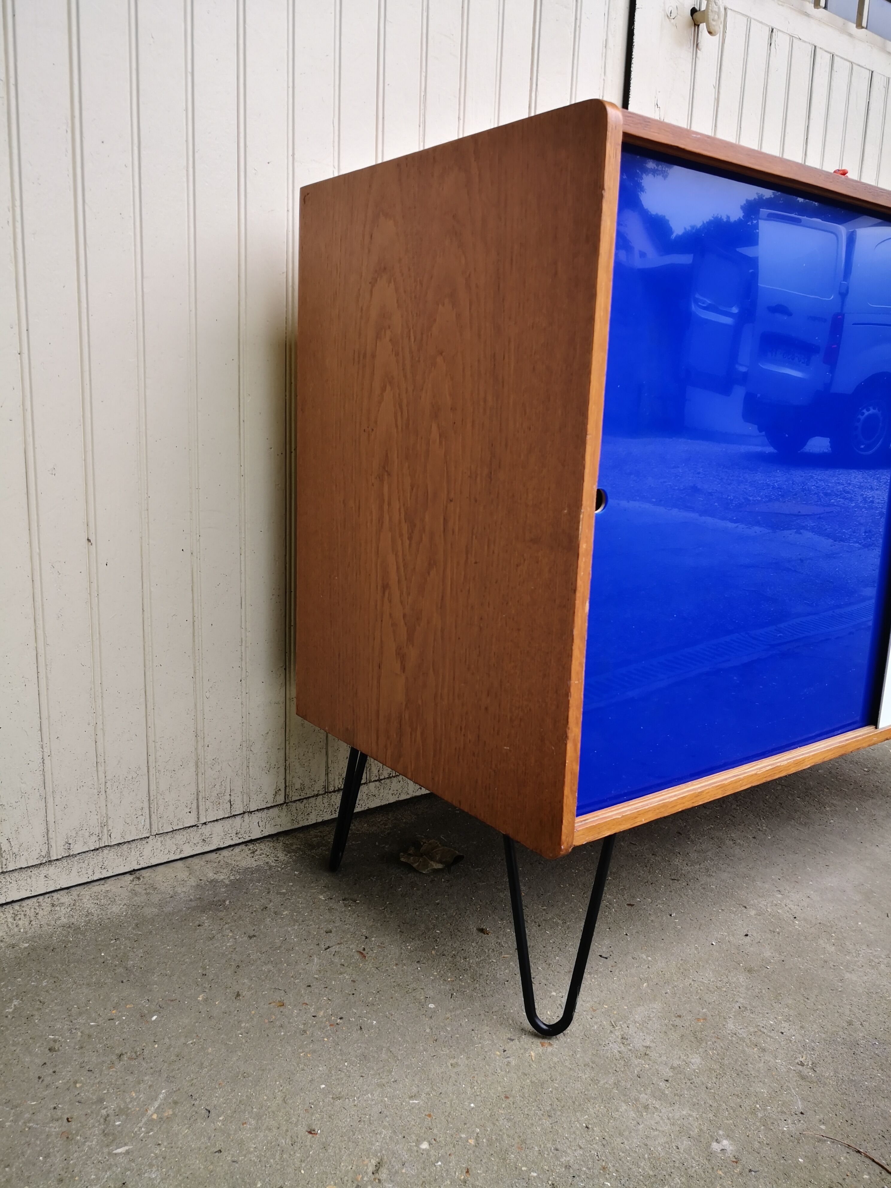 Czech vintage sideboard Jiroutek, Scandinavian style