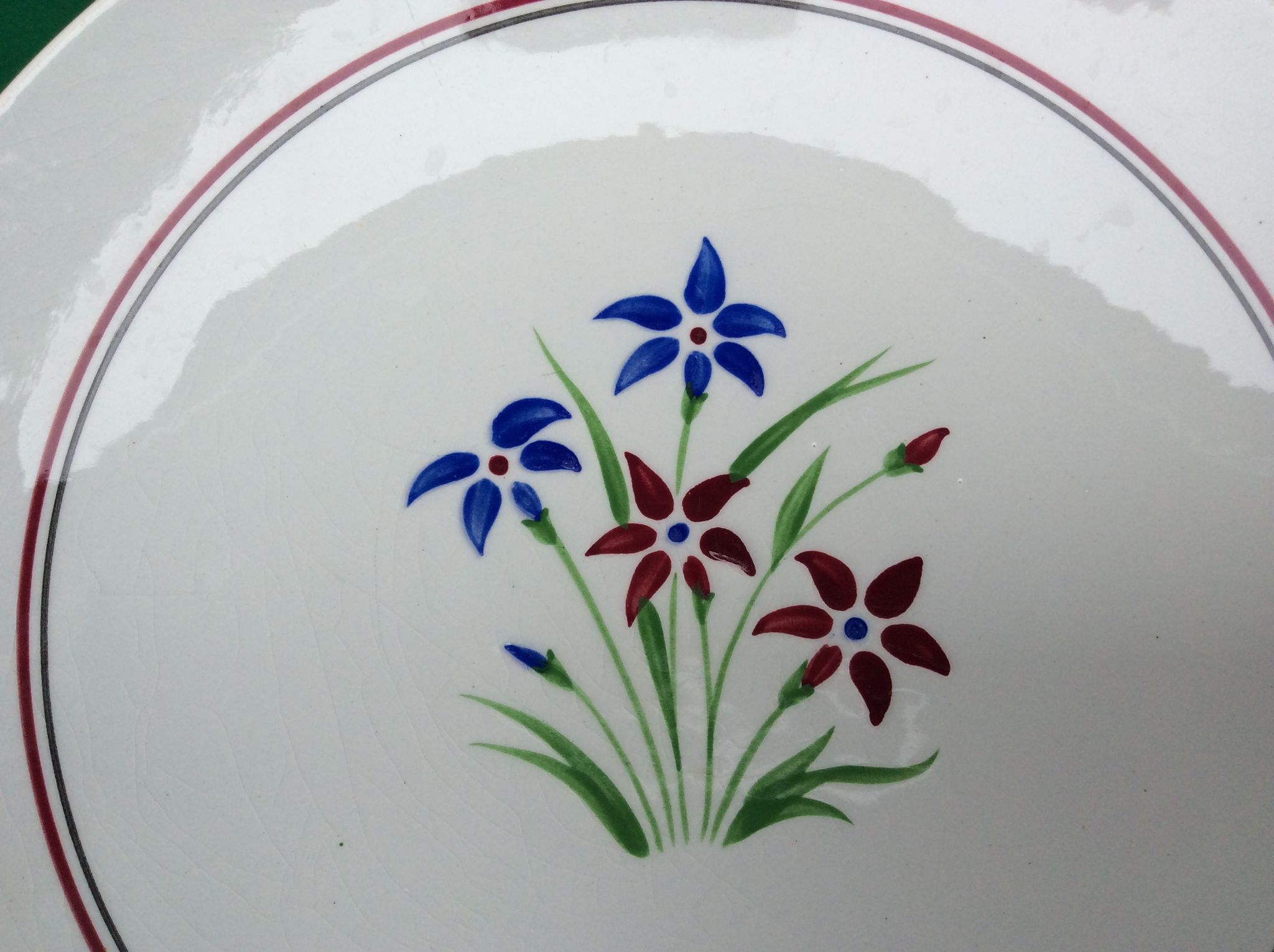 Duo de plats vintage