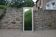 Large antique Art Deco bevelled mirror from 1929 – Greige tabletop mirror