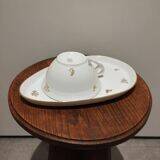 Limoges porcelain cup and tray: a selfish one