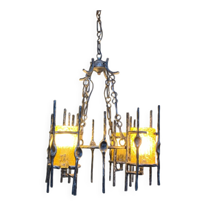 Lustre vintage Art Brutaliste - marcello