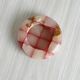 Ashtray in natural pink alabaster