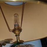 Lamp deco marguerittes metal Vintage 70s