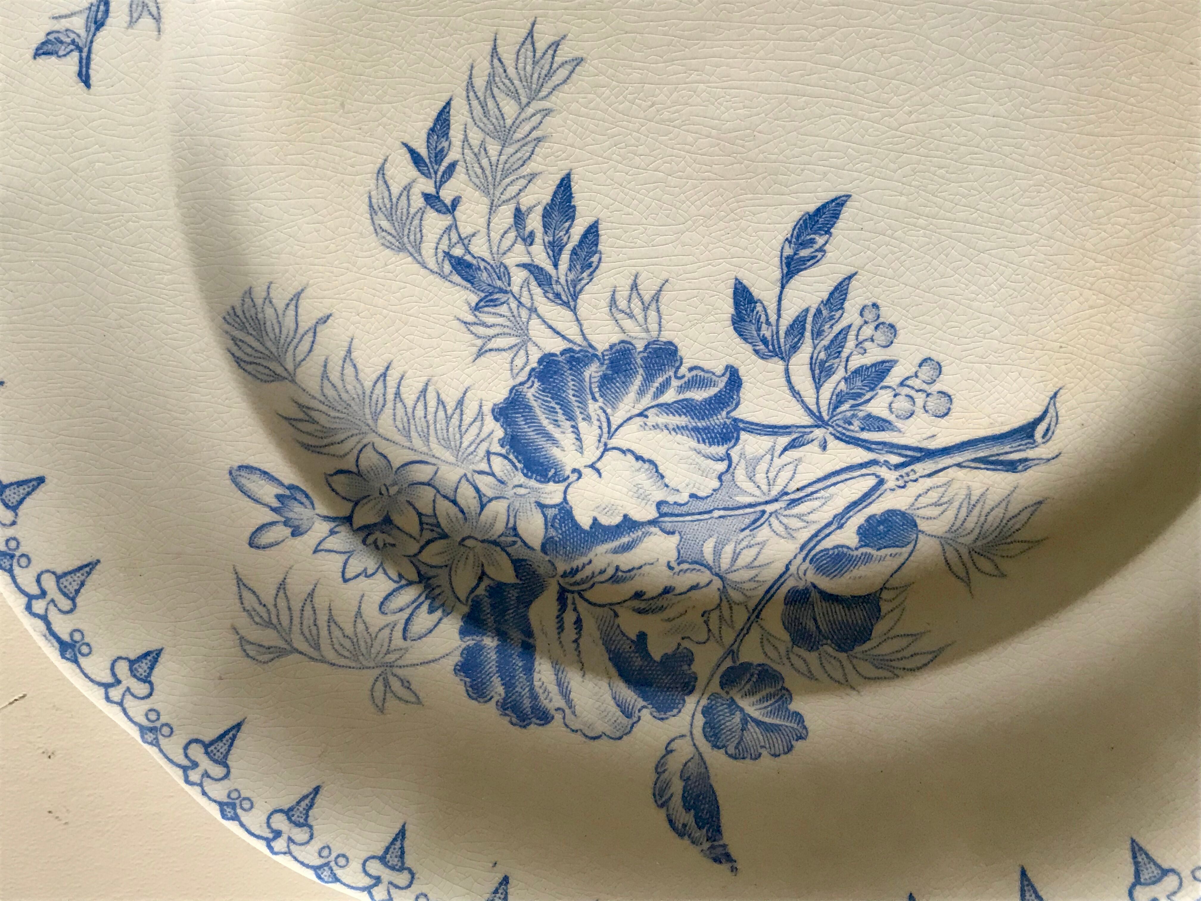 9 flat plates Sarreguemines