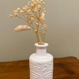 Vase visage en biscuit