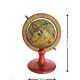Globe terrestre en bois vintage