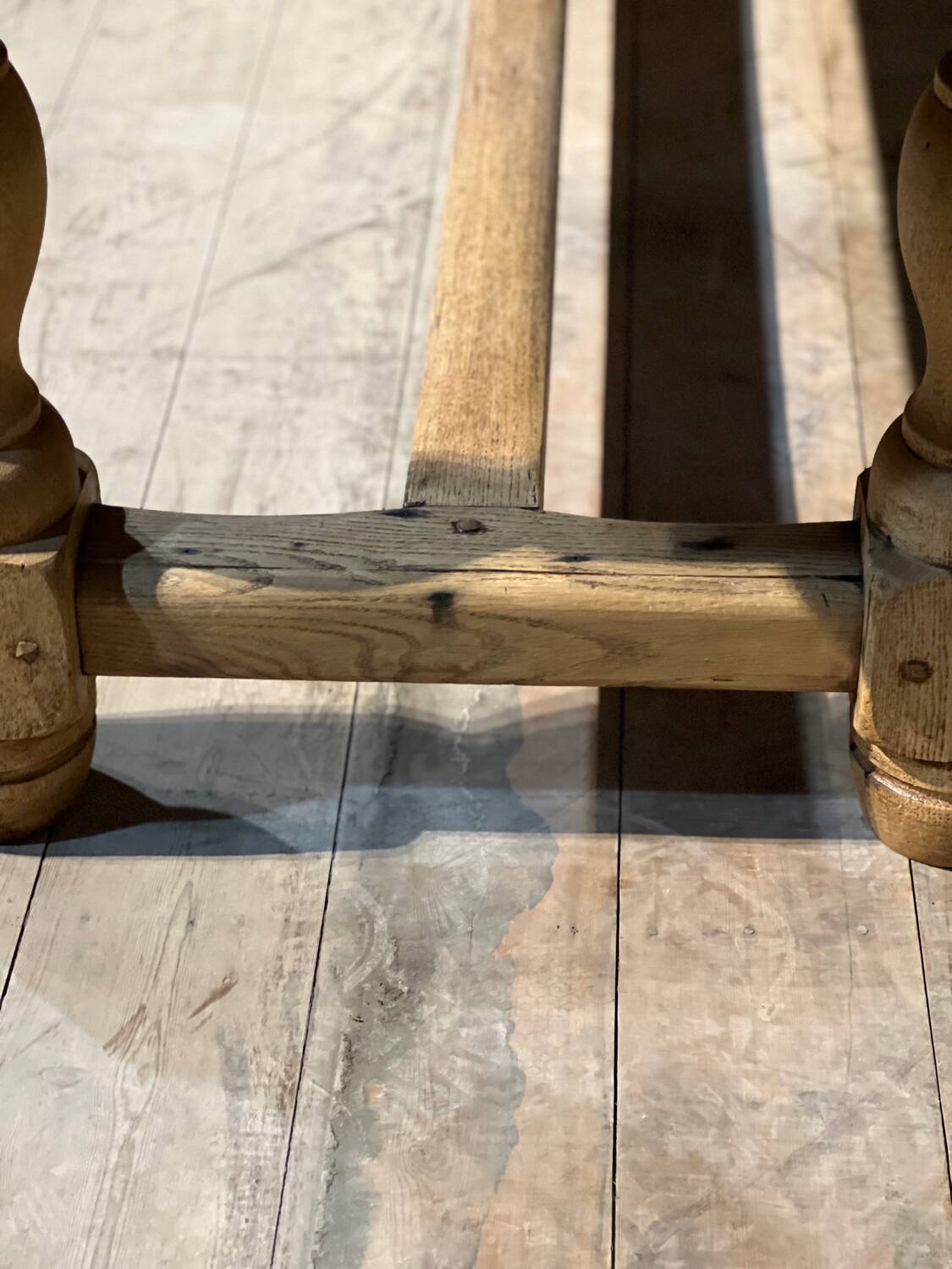Faded Oak Farmhouse Table