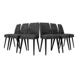 Mid-Century Modern Dining Chairs, Poland, 1960's, Set of 6