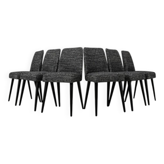 6 chaises, Pologne, années 1960