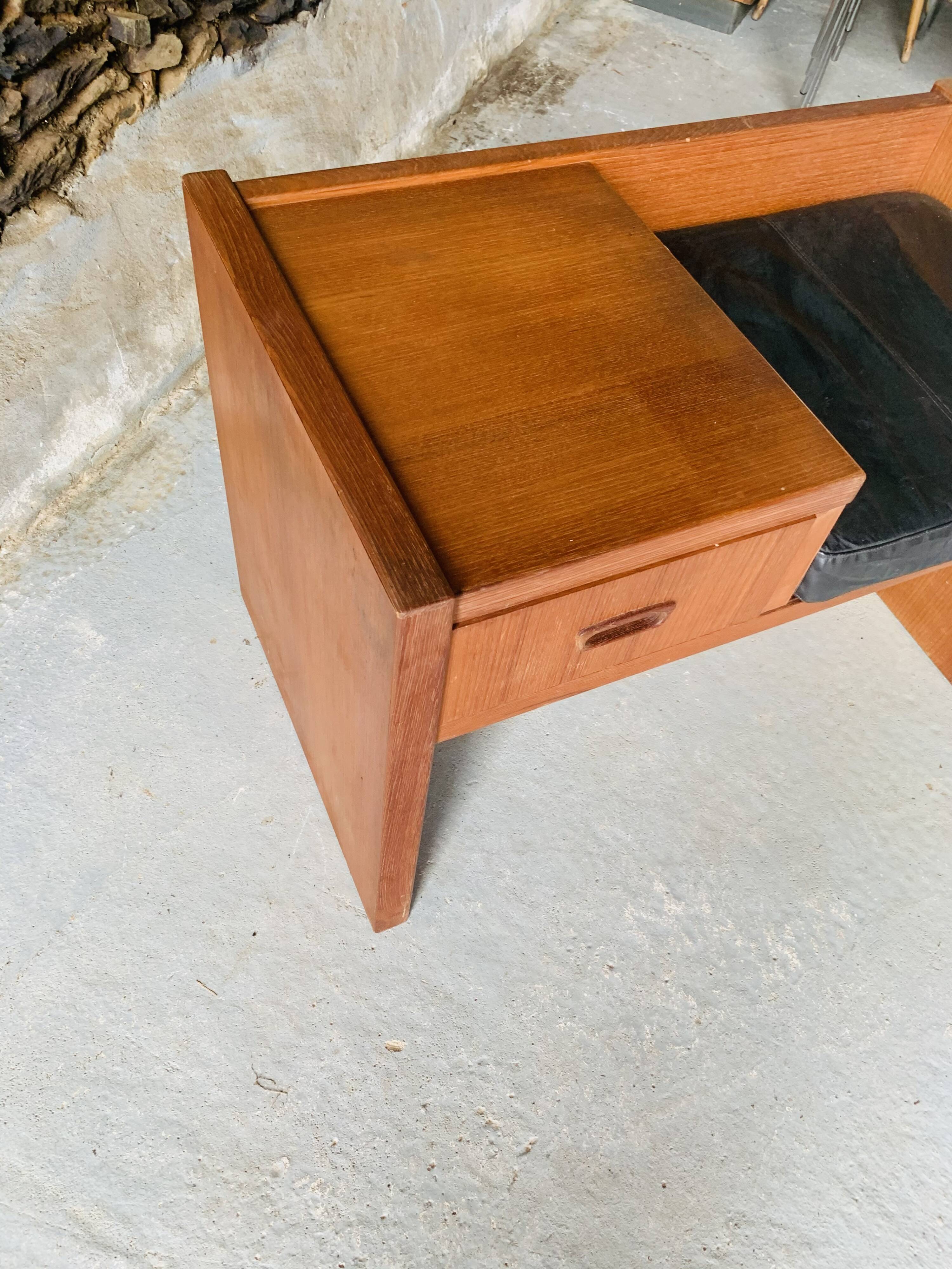 Wooden telephone cabinet