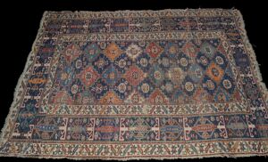 Tapis Tchi-Tchi Tchétchénie Caucase 123 Cm X 174 Cm milieu Du Xixème Siècle