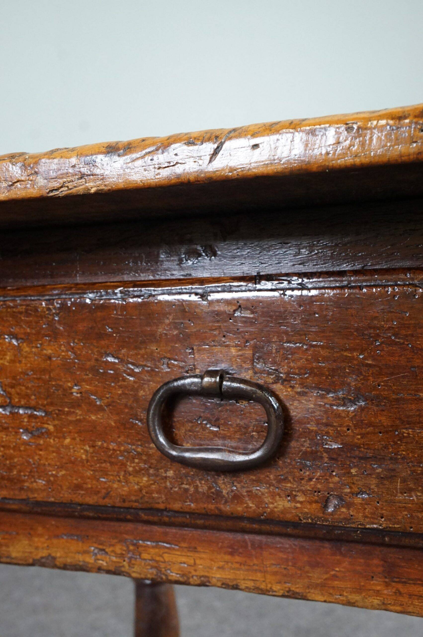 Antique Southern European entry table/side table, 17th century