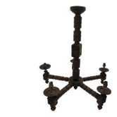 Brutalist lamp in the manner of Charles Dudouyt