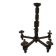 Brutalist lamp in the manner of Charles Dudouyt