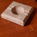 Travertine ashtray from the 70s