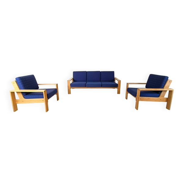 Salon scandinave vintage, années 1970