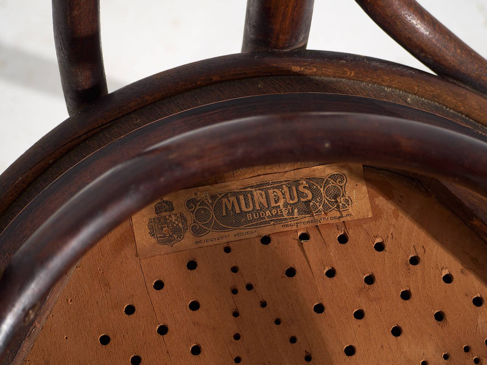 Antique Thonet Chairs No. 18 (c.1930). Set of 4 pieces #10