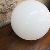 Glass globe lamp