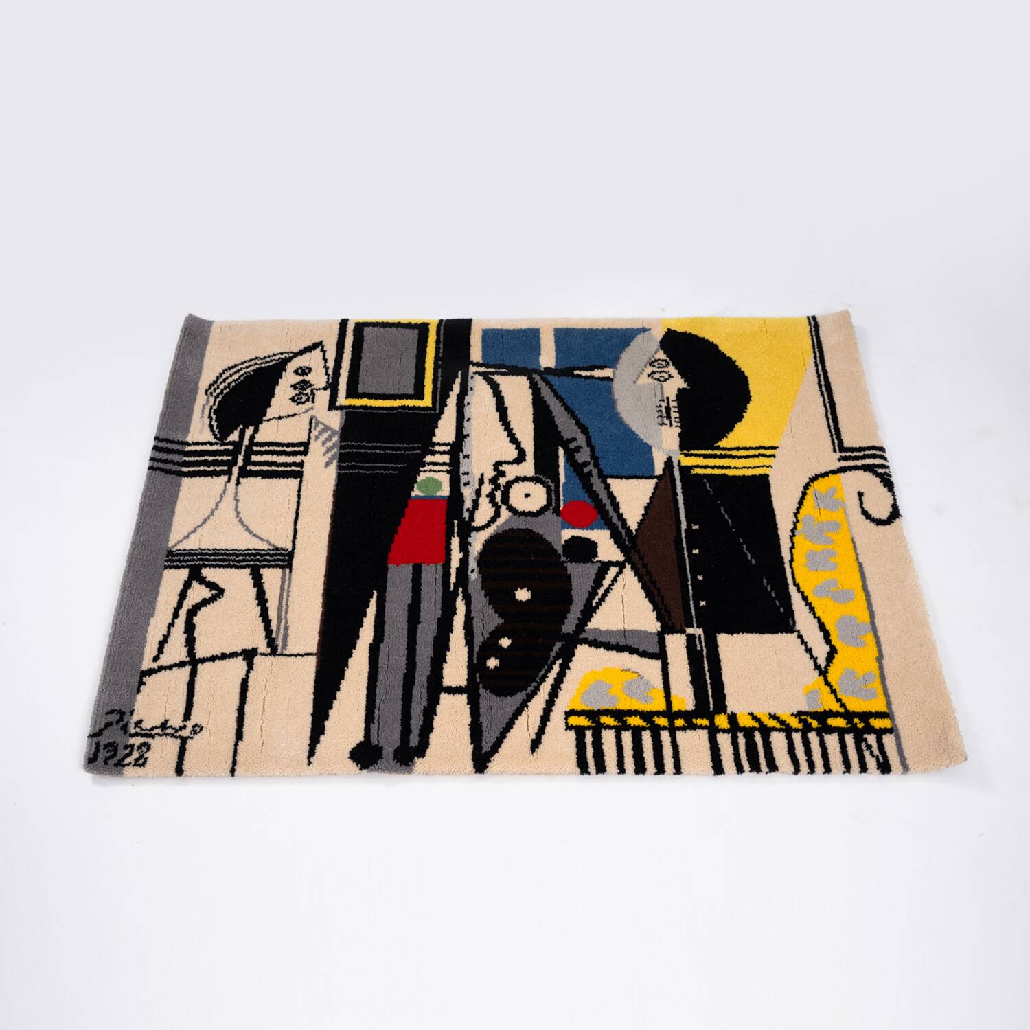 Tapisserie murale Picasso par Desso, années 1980