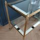 Rolling dessert with removable gold metal tray