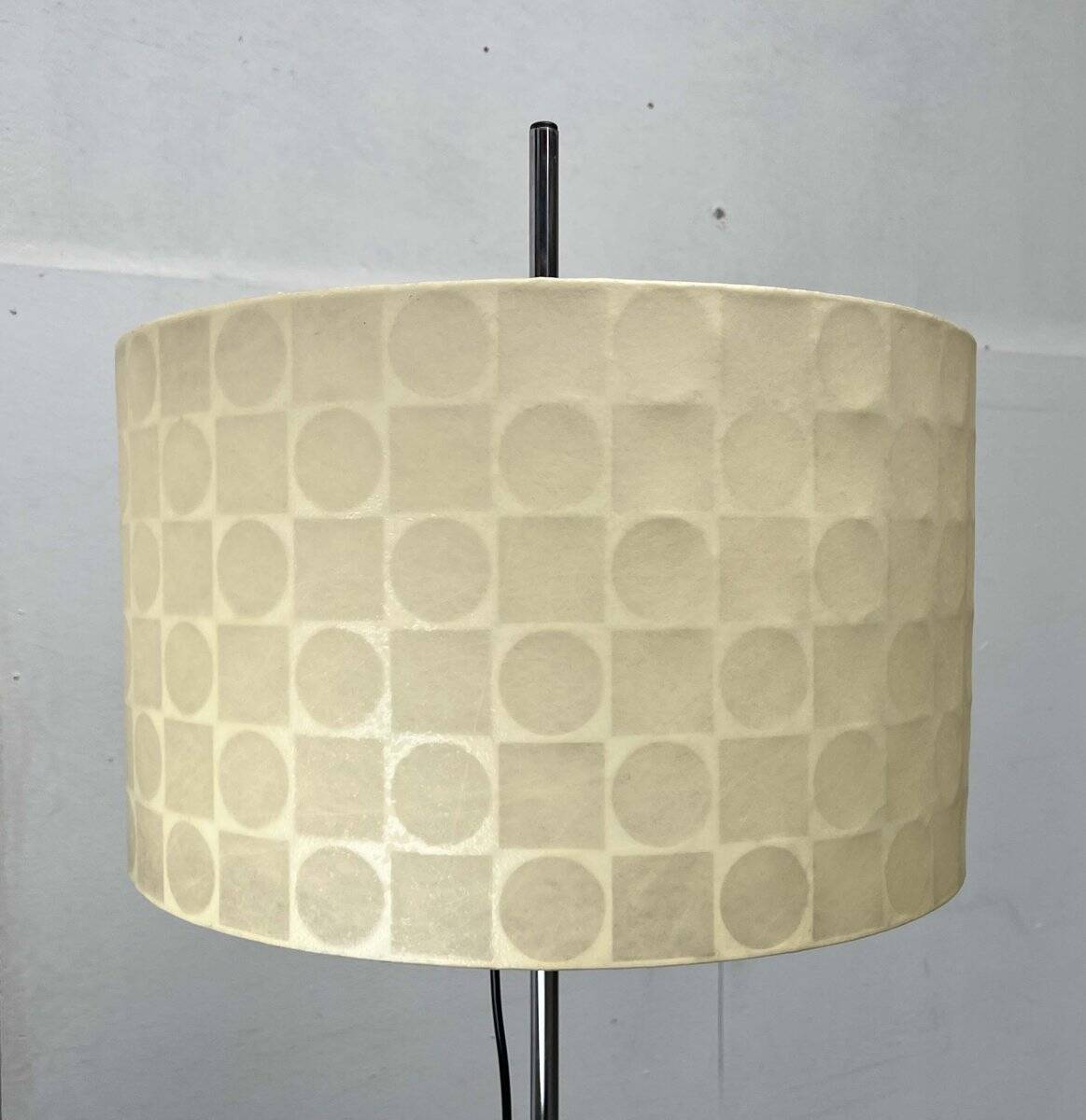 Mid-Century Modern Cocoon Floor Lamp by Friedel Wauer for Goldkant Leuchten, 1960s