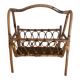 Bamboo and rattan magazine rack, 1960s