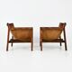 Set of 2 Safari Armchairs by Carlo Hauner for Forma, 1970s